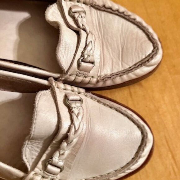 Pink MODA Leather Loafer Pump - Picture 6 of 8